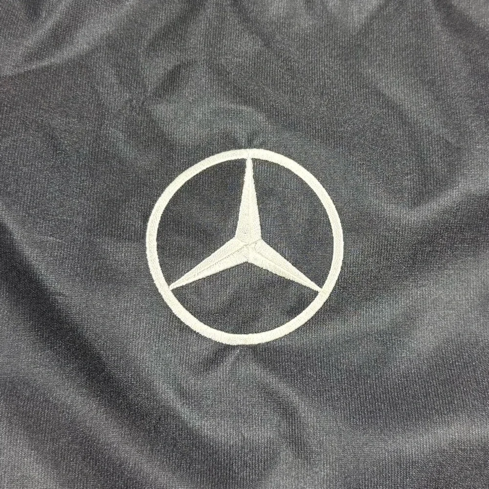 Nike Mercedes Benz Draw String Gym Sack Backpack Black/Grey Embroidered